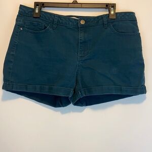 Lauren Conrad Women's Green Shorts Size14